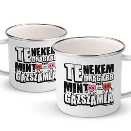 Drága vagy fém bögrék (Fehér)