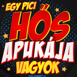 Minőségi Apa/Anya jelölt páros kapucnis pulóverek (Fekete)