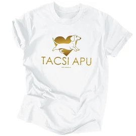 Tacsi Apu férfi póló (Fehér)