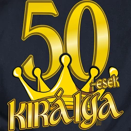 50-esek királya férfi póló előnézeti kép (Sötétkék_b)