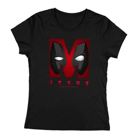 M Jesus női póló (Fekete)