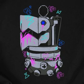 Jinx bomb férfi póló (Fekete)