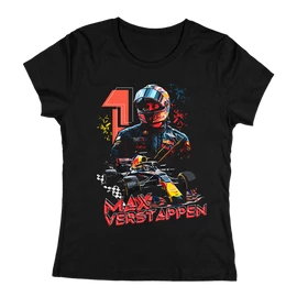 Max Verstappen Fan Art női póló (Fekete)