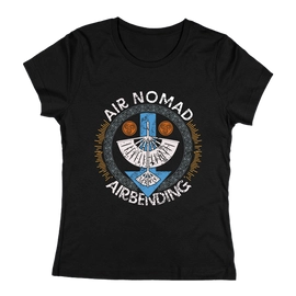 Avatar - Air Nomad női póló (Fekete)