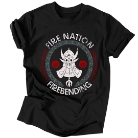  Avatar - Fire Nation férfi póló (Fekete)