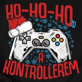 Hozd a kontrollerem férfi póló (B_Fekete)