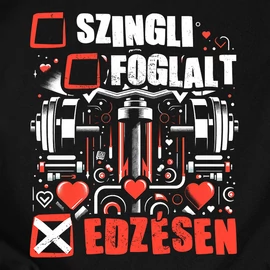 Szingli, Foglalt, Edzésen női póló (Fekete)