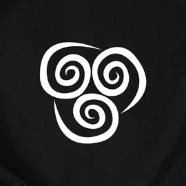  Avatar - Levegő (mell minta) férfi póló (Fekete)