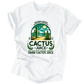  Avatar - Cactus juice férfi póló (Fehér)