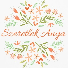 Szeretlek Anya kis párna (Fehér)