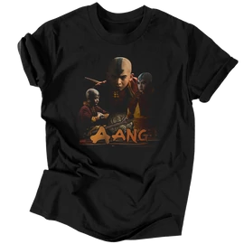 Aang Avatar férfi póló (Fekete)