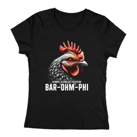 Bar-Ohm-Phi női póló (Fekete)