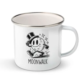 Moonwalk fém bögre (Fehér)