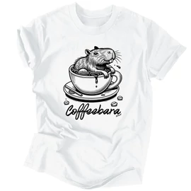 Coffeebara férfi póló (Fehér)