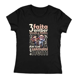 3 fajta ember létezik a földön női póló