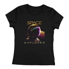 Space explorer női póló (Fekete)