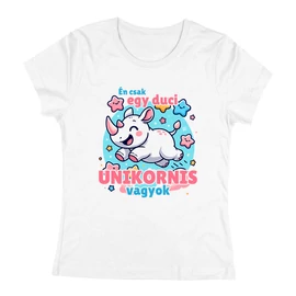  Duci unikornis vagyok női póló (Fehér)