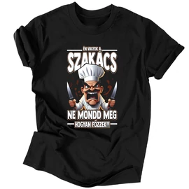 Ne mondd meg hogyan főzzek férfi póló (Fekete)