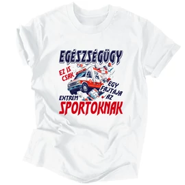 Extrém sport férfi póló (Fehér)