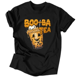 Boo-ba tea férfi póló (Fekete)