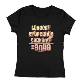  Anya egyenlet női póló (Fekete)