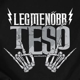 Legmenőbb tesó férfi póló (Fekete)