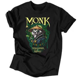 Monk - Maintainer of harmony férfi póló (Fekete)