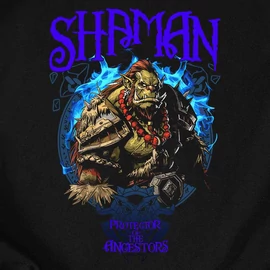 Shaman - Protector of the ancestors férfi póló (Fekete)