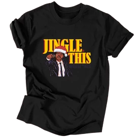 Jingle This férfi póló (Fekete)
