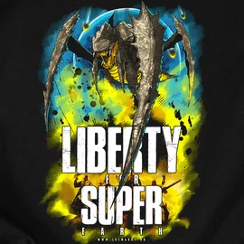H3LLDIV3RS - LIBERTY férfi póló (Fekete)