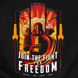 H3LLDIV3RS - JOIN THE FIGHT férfi póló (Fekete)