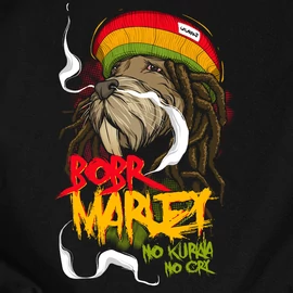 BOBR MARLEY férfi póló (fekete)