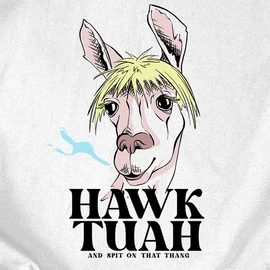 Llama Tuah póló (fehér)