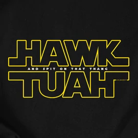 Hawk Tuah Wars férfi póló (fekete)