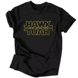 Hawk Tuah Wars férfi póló (fekete)