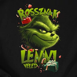 Rossznak lenni veled mókásabb páros póló (Fekete)
