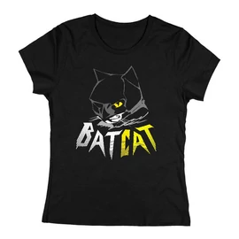 Bat Cat női póló (Fekete)