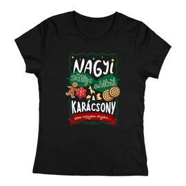 Nagyi sütije női póló (Fekete)
