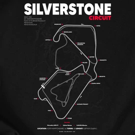 SILVERSTONE férfi póló (Fekete)