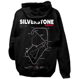 SILVERSTONE kapucnis pulóver (Fekete)