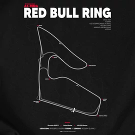 RED BULL RING férfi póló (Fekete)