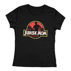 Jurassic Mom női póló (Fekete)