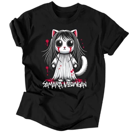 Samara Meowgan férfi póló Fekete)