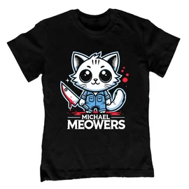 Michael Meowers gyerek póló (Fekete)