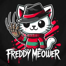 Freddy Meower férfi póló Fekete)