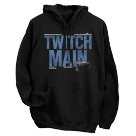 Twitch Main kapucnis pulóver (Fekete)
