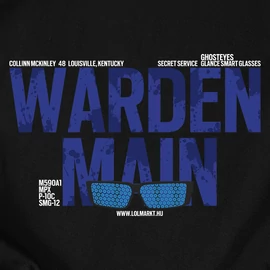 Warden Main férfi póló (Fekete)