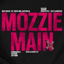 Mozzie Main férfi póló (Fekete)