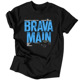 Brava Main férfi póló (Fekete)