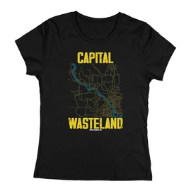 Capital Wasteland női póló (Fekete)